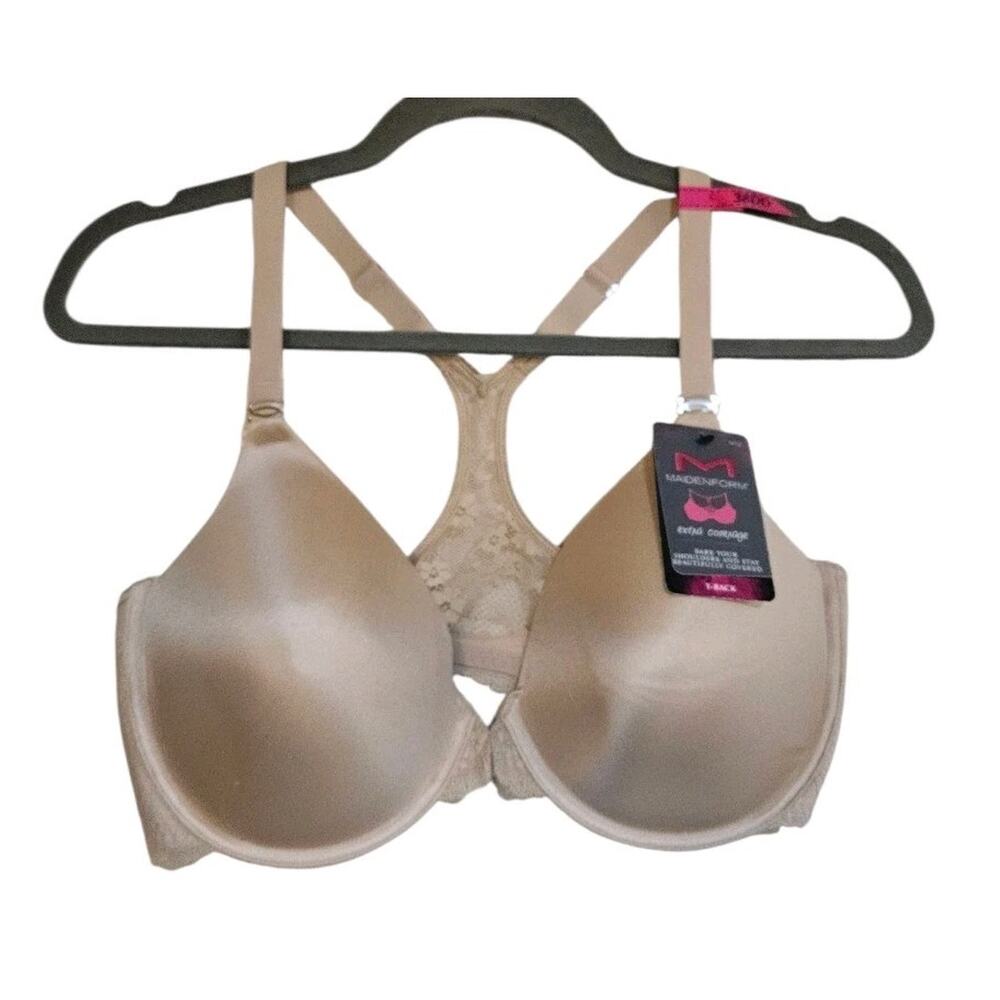 NWT Maidenform One Fab Fit Bra Style 07112 Beige 38DD
